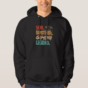 Sudadera Mens Son Brother Gaming Leyenda Video Game Player