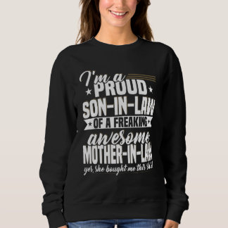 Sudadera Mens Son-In-Law - Men's Funny Quotes I'm a Proud S