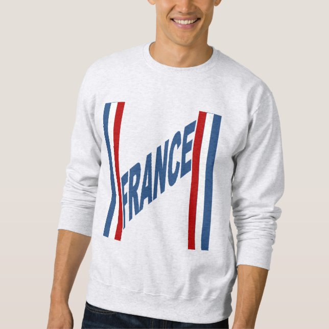 Sudadera Men's Sweatshirt ash  DESIGN FRANCE  (Anverso)