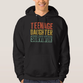 Sudadera Mens Teenage Daughter Survivor Father's Day