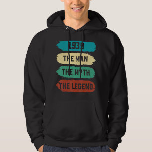 Sudadera Mens The Man Myth Legend 1939 83rd Birthday For 8