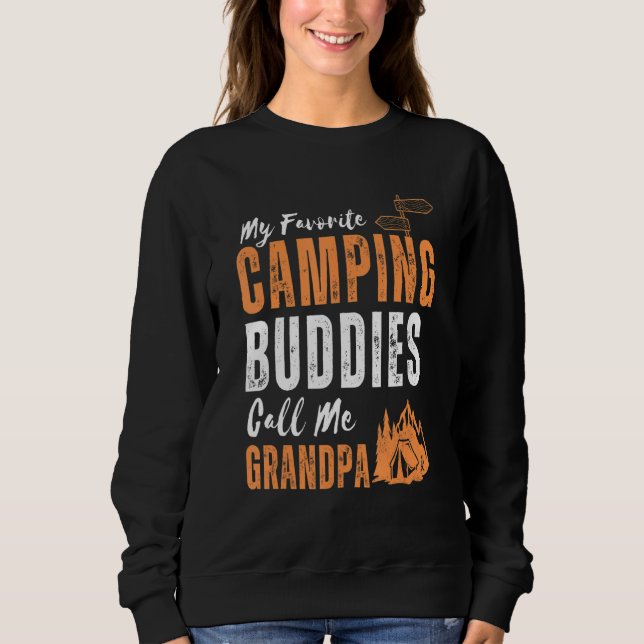 Sudadera Mens This My Favorite Camping Buddies Call Me Gran (Anverso)