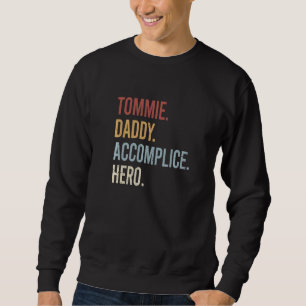 Sudadera Mens Tommie Daddy Accomplice Hero Estilo Retro Vin