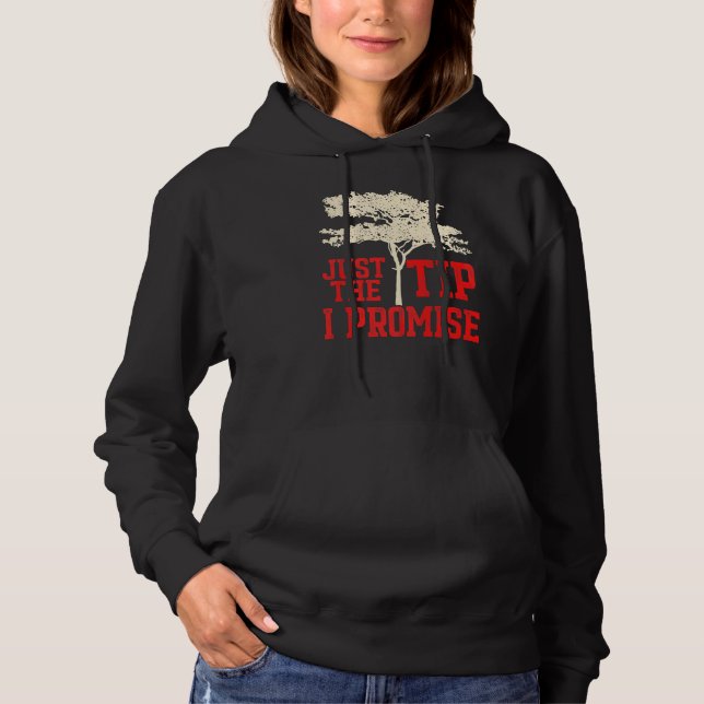 Sudadera Mens Tree Feller Sólo La Punta Que Prometo (Anverso)