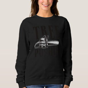 Sudadera Mens Tree Pusher Chainsaw Logging Sawyer Lumberjac