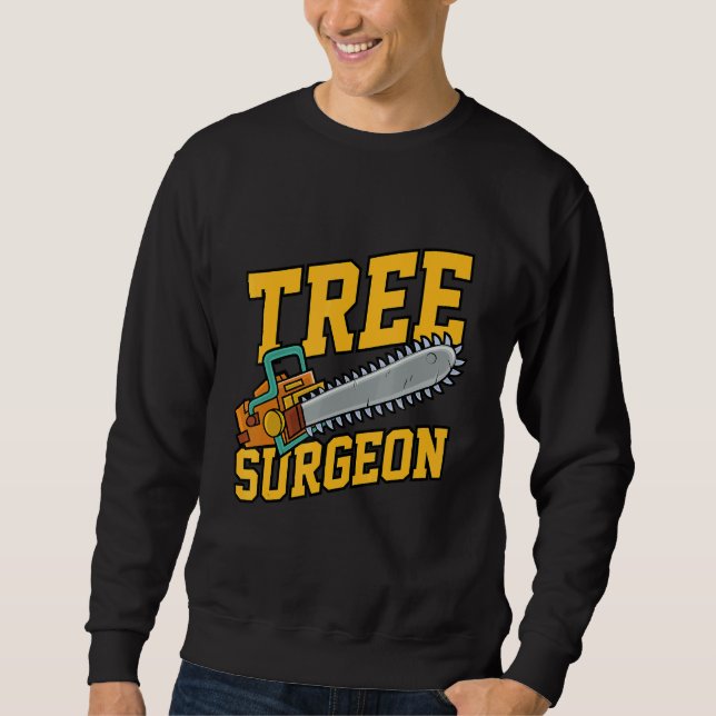 Sudadera Mens Tree Surgeon Working Crafting Handyman Mechan (Anverso)
