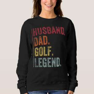 Sudadera Mens Vintage Husband Dad Leyenda De Golf Para Padr
