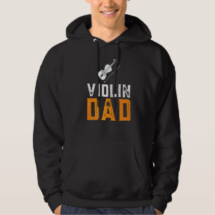 Sudadera Mens Violin Dad Teacher de la orquesta musical Vio