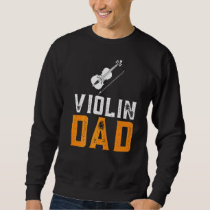 Sudadera Mens Violin Dad Teacher de la orquesta musical Vio
