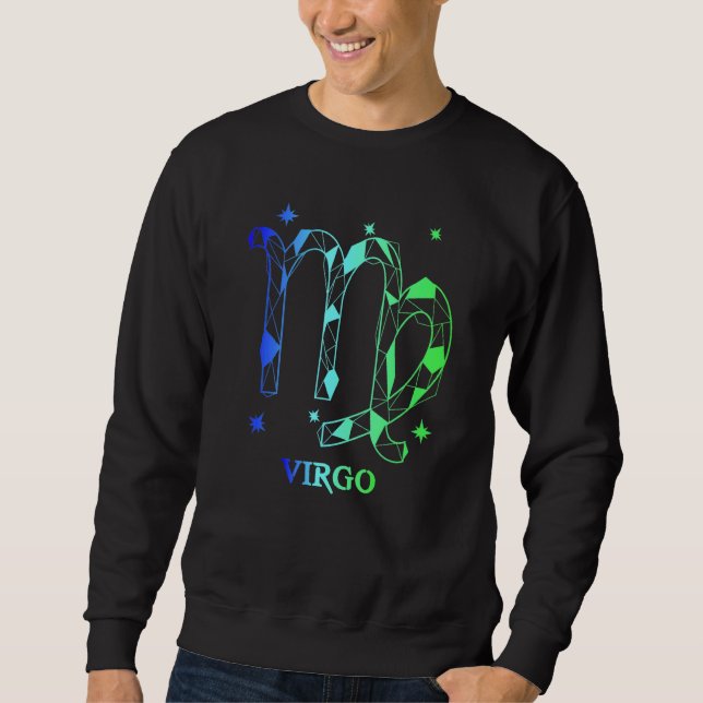 Sudadera Mens Virgo Zodiac 4 (Anverso)