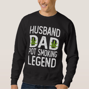 Sudadera Mens Weed Dad Stoner Husband