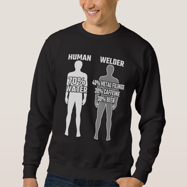Sudadera Mens Welder Funny Saying Welder clothes Metalworke (Anverso)