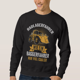 Sudadera Mens Wheel Cargador Ciclista Excavador Civil Const