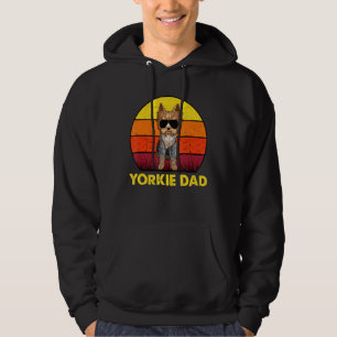 Sudadera Mens Yorkie Papa Retro Vintage Yorkshire Terrier Y