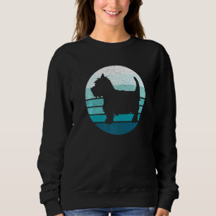 Sudadera Mens Yorkshire Terrier Dog Retro Yorkshire Sunset