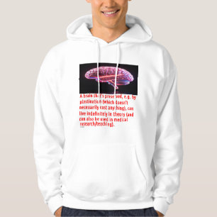 Sudadera Mensaje de preservación del cerebro #3