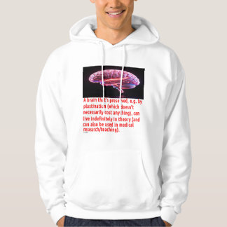 Sudadera Mensaje de preservación del cerebro #3