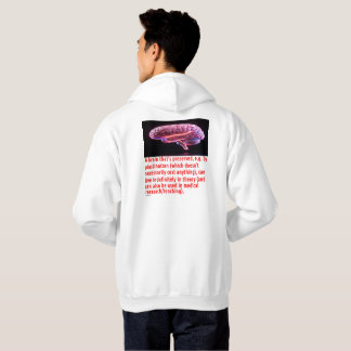 Sudadera Mensaje de preservación del cerebro #3