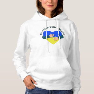 Sudadera Mensaje inspirador Estamos con Ucrania