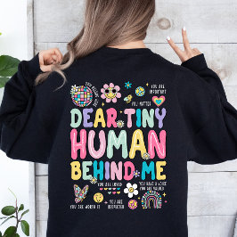 Sudadera Mensaje inspirador positivo querido pequeño humano