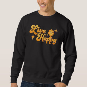 Sudadera Mensaje Motivacional Positivo Feliz de Hombres Cit