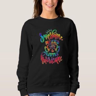 Sudadera Mensaje positivo Sunshine mezclado con poco rémico