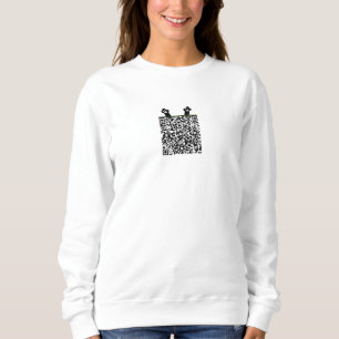 Sudadera Mensaje secreto de análisis de código QR: ¡Ten un
