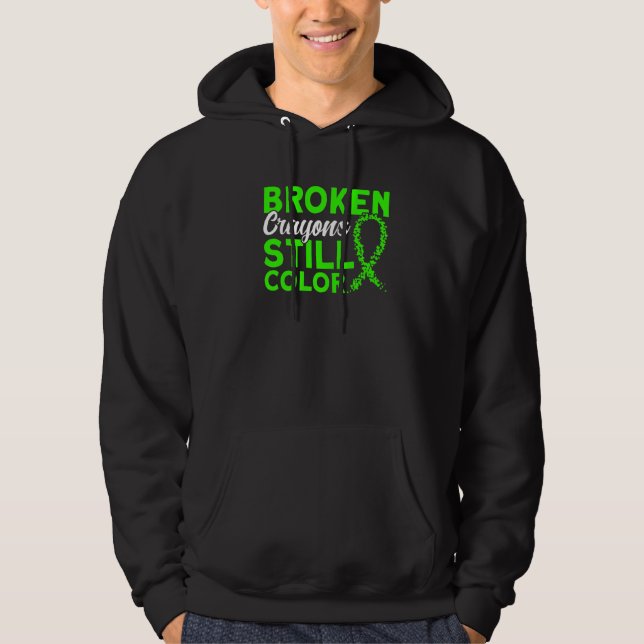 Sudadera Mental Health Green Ribbon Mental Health Awareness (Anverso)