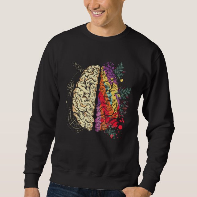Sudadera Mental Health Neurologist Neurology Colorful Human (Anverso)