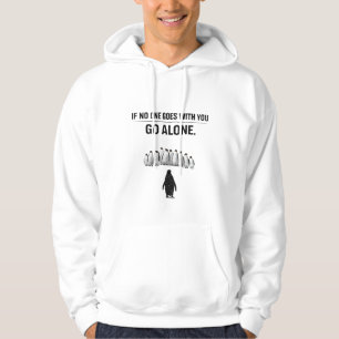 Sudadera Mentalidad de ir solo: destaca de la manada Moti