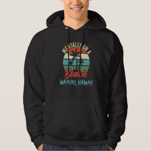Sudadera Mentalmente En Una Playa En Waikiki Hawaii Sunset