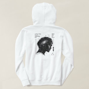 Sudadera Mente Cósmica – Pensamientos Claros, Universo Infi