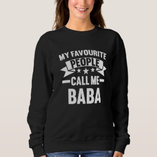 Sudadera Mentes, mi gente favorita me llama abuela Baba
