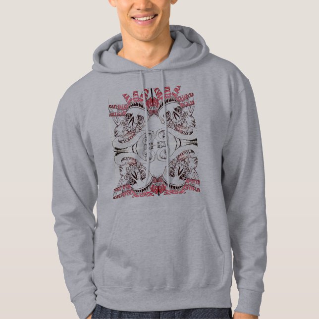 Sudadera mentiras reflejadas (Anverso)