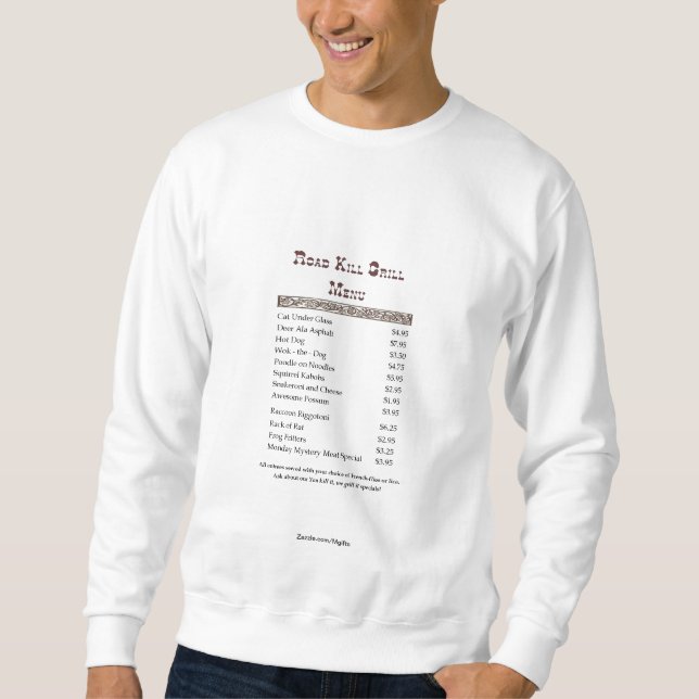 Sudadera Menú (Anverso)
