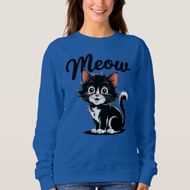Sudadera Meow Cat (Anverso)