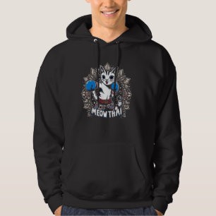 Sudadera Meow Thai, Muay Thai Cat Boxing Thai, Muay Thai Bo