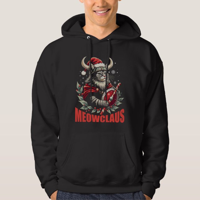 Sudadera Meowclaus Hoodie (Anverso)