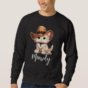 Sudadera Meowdy Funny Western Cowboy Cat Sweshirt