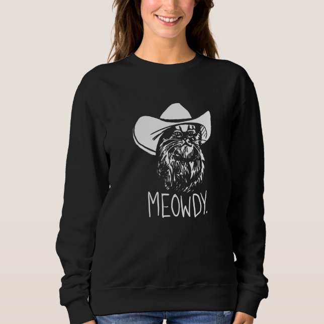 Sudadera Meowdy Texas Cat Meme (Anverso)