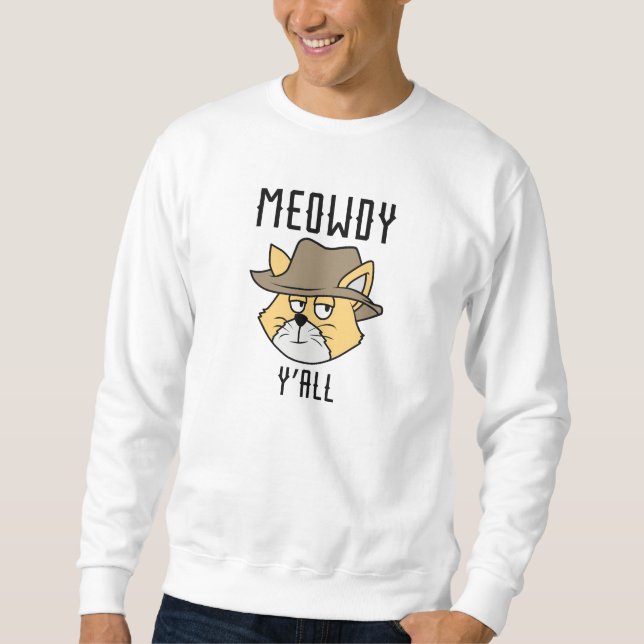 Sudadera Meowdy Y'all (Anverso)