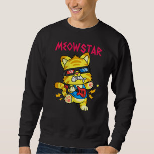 Sudadera Meowstar Y Larga Vida Al Rock Y Al Rollo