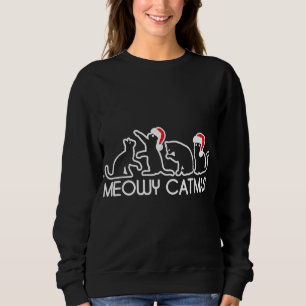 Sudadera Meowy Catmas Cat Lover Xmas