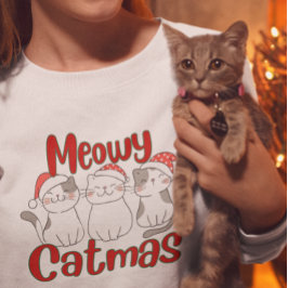 Sudadera Meowy Catmas, Feliz Navidad