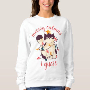 Sudadera Meowy Catmas Funny Cat Lover