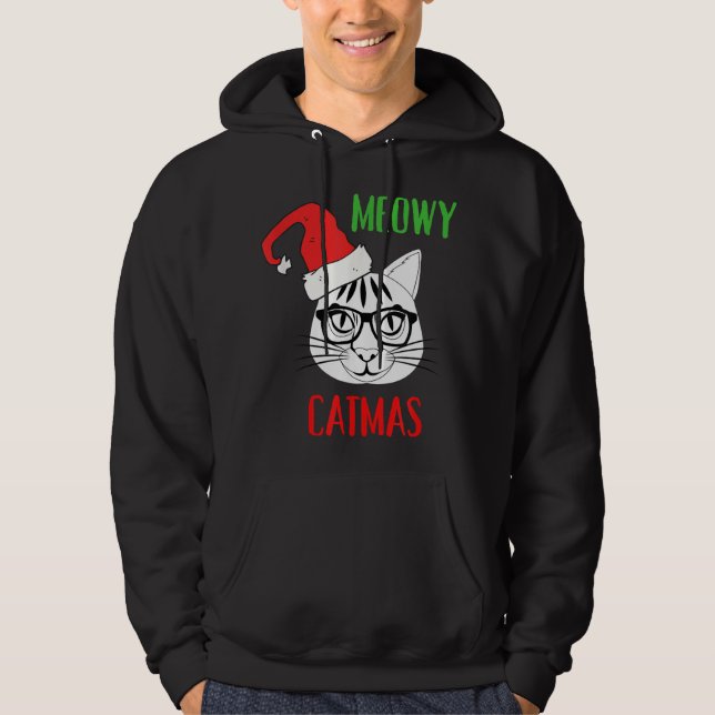 Sudadera Meowy Catmas Navidades navideños (Anverso)
