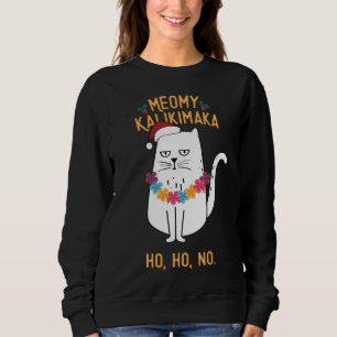 Sudadera Meowy Kalikimaka - Graciosos Navidades de gatos
