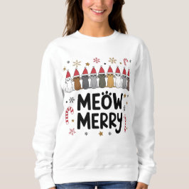 Sudadera Meowy Merry Catmas Sweatshirt