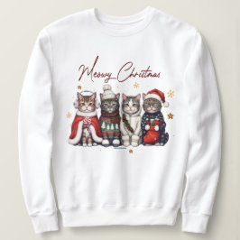 Sudadera Meowy Merry Christmas Sweatshirt