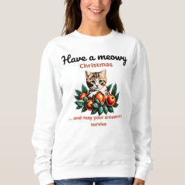 Sudadera Meowy Navidades Unisex Sweatshirt